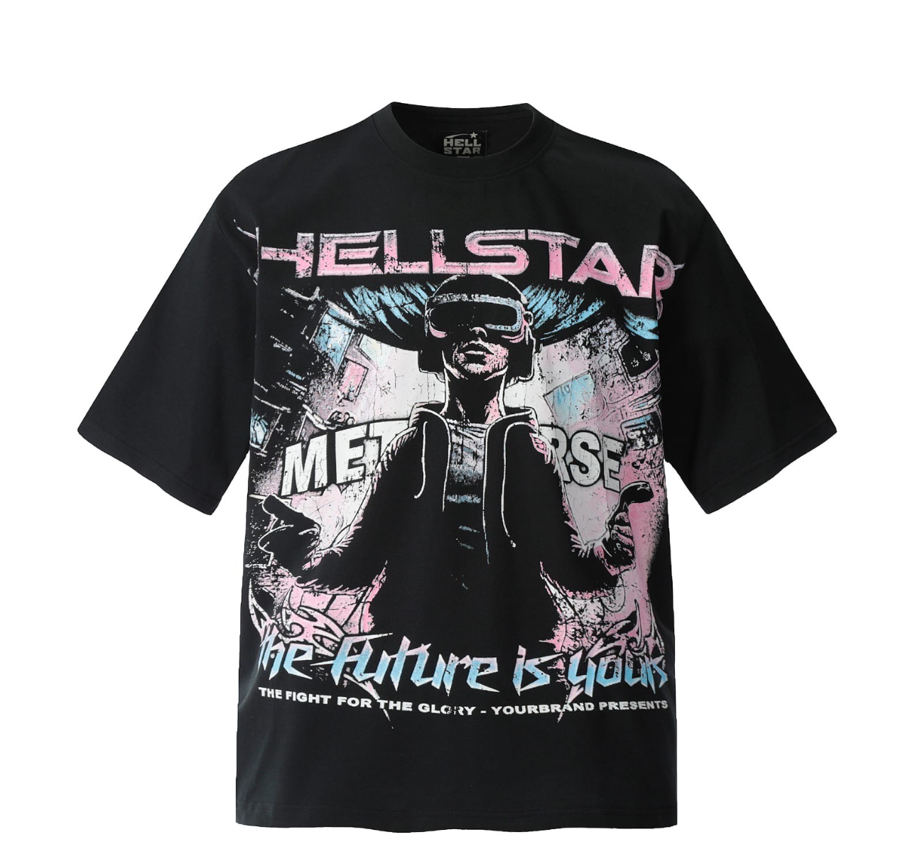 HellStar Black Metaverse Tee