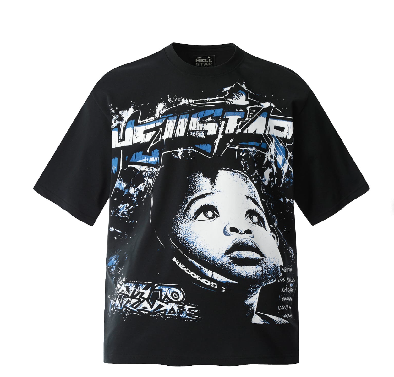 HellStar Black/Blue Tee "Path To Parade"