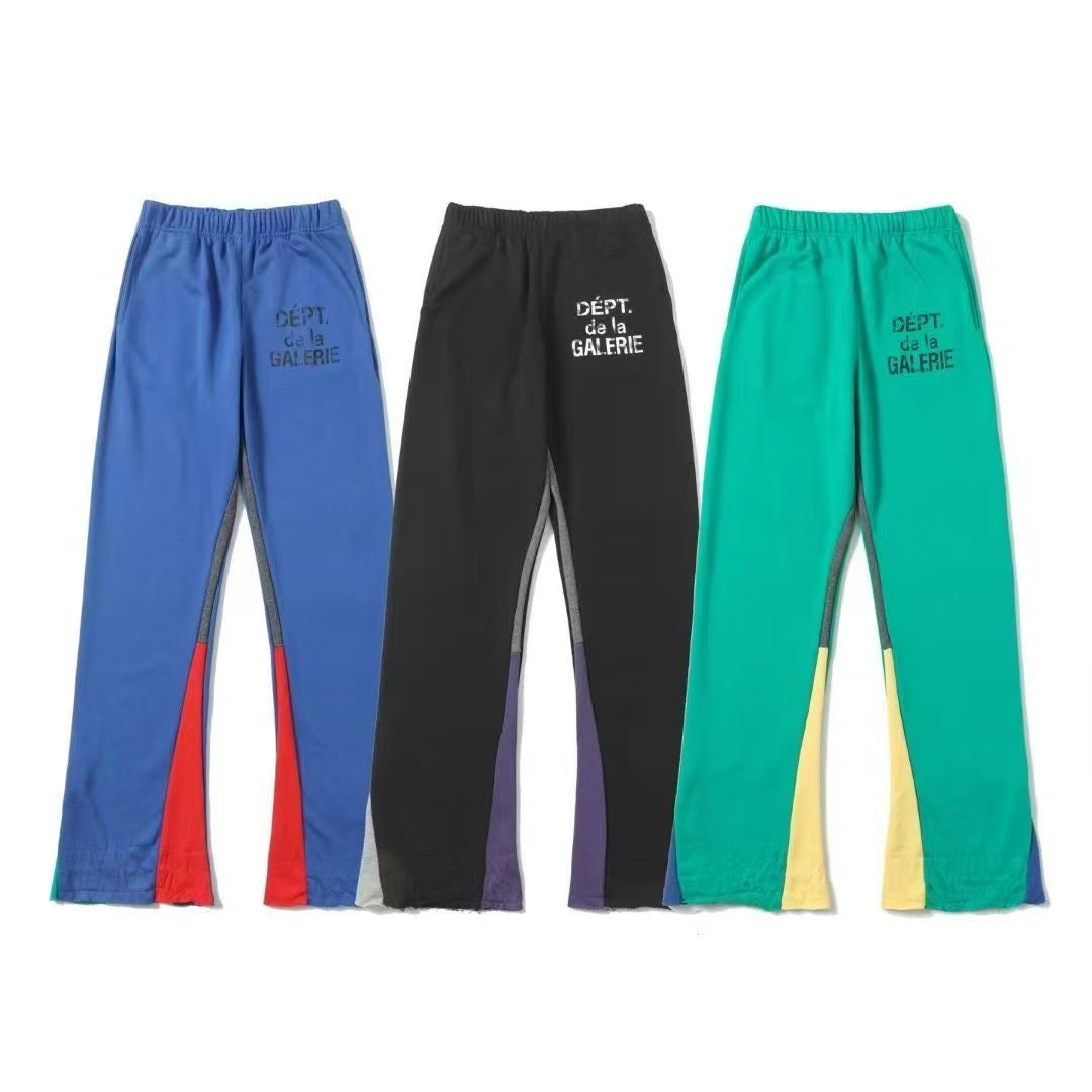 Set Of All Three Galerie Dept Pants In Black/Green/Blue